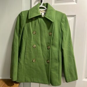 Jcrew - Green Wool Pea Coat, size s